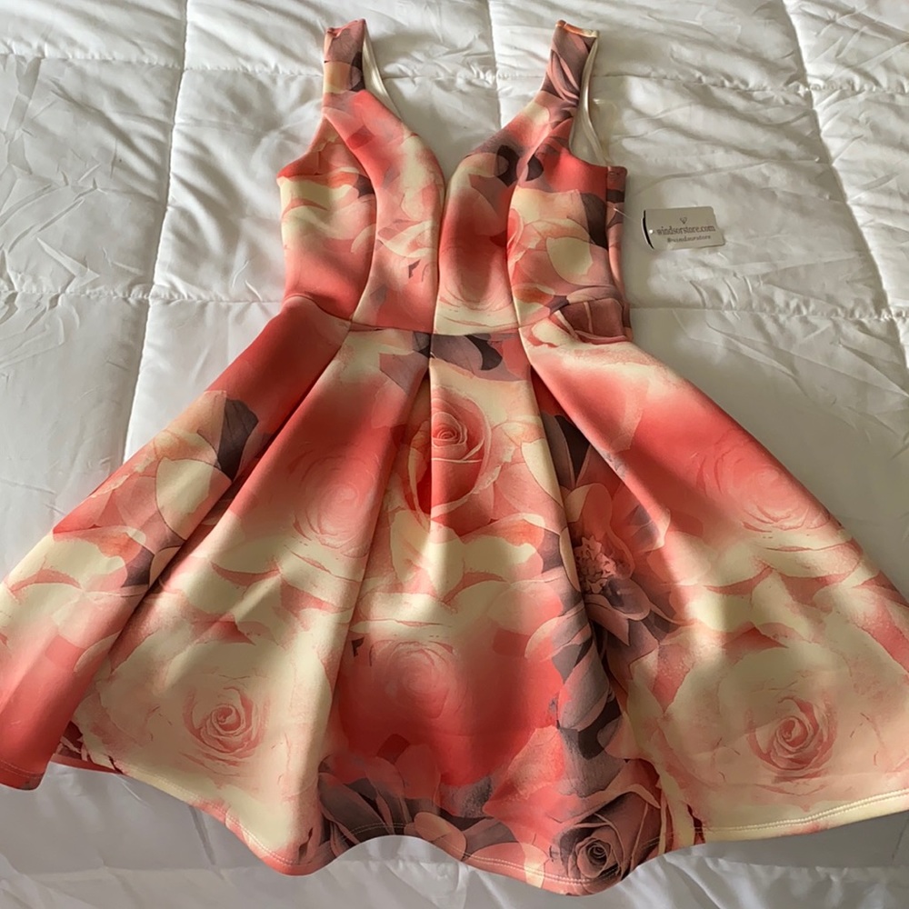 Rosey sun dress from a small boutique